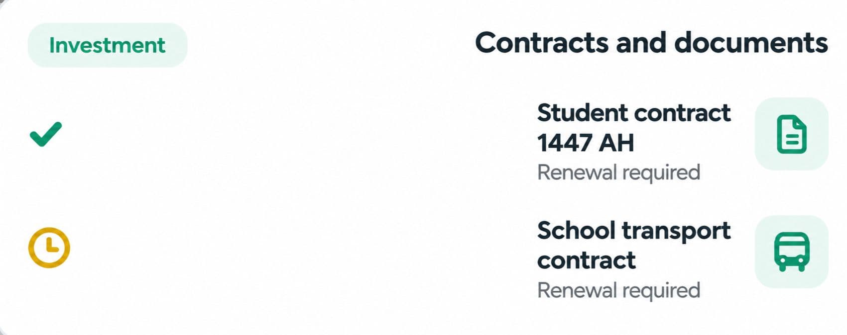 Contracts & Documents Tracking