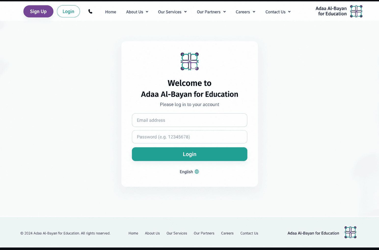 Parent Login