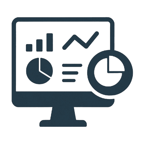 لوحات تحكم وتقارير جاهزة